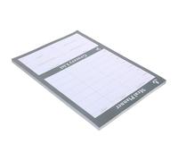 MUCKLILY Cuaderno Semanal Desgarrable para Menú y Lista de Alimentos, Planificador de Comidas Semanal para Cocina, Calendario de Alimentación del Hogar, 1 Libro de Dieta Doméstica