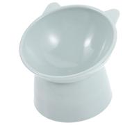 MUCKLILY Cuenco de Comida para Gatos Elevado, Tazón de Comida para Mascotas de Plástico, Gran Capacidad, para Perro y Gato, para Cachorros y Gatitos