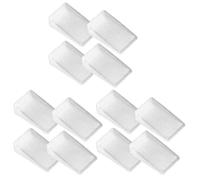 MUCKLILY Cuñas Niveladoras para Muebles Transparentes 12 Piezas de PVC Resistentes para Mesas y Ventanas Protección para Suelo Uso Doméstico Color Aleatorio