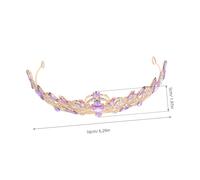MUCKLILY de Cabello Vintage Estilo Palacio con Cristales Brillantes Diadema Elegante para Niñas y Mujeres Accesorio Ligero y Cómodo para Bodas Fiestas y Sesiones de Fotos