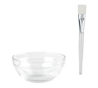 MUCKLILY de Cuencos y Cepillos de Forma Uniforme Juego de 12 Piezas para Aplicar Mascarilla Tazón de Ps Reutilizable para Mascarillas Faciales en Salón de Belleza