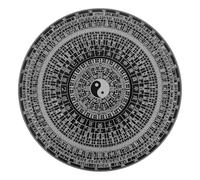MUCKLILY Decorativo Chino Feng Shui Compass para Decoración del Hogar Y Templo Use Una Pequeña Brújula De Metal con Diseño Bagua para Practicantes De Feng Shui
