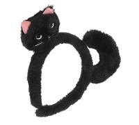 MUCKLILY Diadema de Gato Peluche para Halloween Ligera y Cómoda Diadema Animal para Cosplay y Fiestas Temáticas Accesorio Encantador y Seguro para Adultos