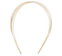 MUCKLILY Diademas de Metal Doradas Elegantes y Cómodas para Boda, Diadema Fina y Sencilla Diseño Multicapa para Decoración de Cabello y Accesorios de Invitada