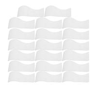 MUCKLILY Espátulas para Depilación de Cera 20 Piezas Transparentes, Aplicadores Plásticos para Depilación Facial y Corporal, Herramienta Precisa para Cejas y Crema Depilatoria, Uso