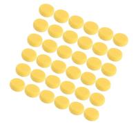 MUCKLILY Esponjas Faciales Redondas de Esponja Absorbente y para para Limpieza y Eliminación de Exceso de Aceite Amarillas 36 Ideales para Maquillaje y Cuidado Piel Maquillaje Cuidado Piel