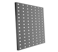 MUCKLILY Estante de Tablero de Clavijas estanterias almacenaje estanterias trastero percheros Pared Muro Organizador Tablero de Clavijas Tablero Perforado de Garaje el plastico Black