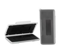 MUCKLILY Estuche de Almacenamiento Rígido para 2 SSD M.2, Protección Anticontacto para Discos Duros, Diseño Compacto y Resistente, Uso Profesional para Informática, Color Gris y Claro