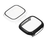MUCKLILY Estuche de Reloj, Carcasa de la Pantalla del Reloj Inteligente para X5 Play, PC + Cristal Templado, 2 Piezas, Protección de Borde Completo