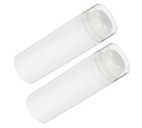 MUCKLILY Estuche Para Guardar Talco Para Bebés 2 Piezas Tamaño Viaje Borla Para Polvos Práctico y Seguro Para Uso Infantil Viajes