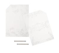 MUCKLILY Expositor de Uñas para Salón 2 Piezas Tabla de Exhibición Mate 15x21 Cm Soporte para Arte Uñas Práctica Tablero Colores Profesional Doméstico