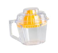 MUCKLILY Exprimidor Manual Plástico Pequeño para Frutas Extractor Jugos Portátil Herramienta Cocina Práctica Exprimidor Naranja Limón Color Amarillo