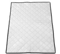 MUCKLILY Funda para Refrigerador Pequeño Exterior 110X100 CM Aislamiento Térmico de Lámina de Aluminio Protector Solar Antipolvo para Congelador Horizontal y Mini Nevera