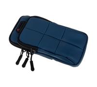 MUCKLILY Funda para Teléfono Brazalete Elástico Azul para Correr y Entrenamiento Unisex, Soporte Ligero para Móvil, Banda Deportiva de Brazo Resistente y Ajustable, Adecuado para Fitness