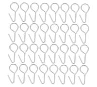 MUCKLILY Ganchos de Fijación Multifuncionales para Funda de Asiento de Coche en Forma de S, 100 Unidades, Acero Resistente para Estabilizar Cojín en Automóvil