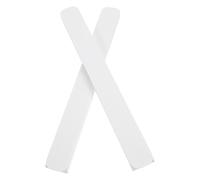 MUCKLILY Guías Autoadhesivas para Cajones sin Perforación Rieles Plásticos Blancos para Muebles de Montaje Inferior Correderas Extensibles 2 Piezas para Tocador y Cocina