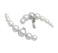 MUCKLILY Hebillas para Zapatos de Perla Desmontables, Clips Decorativos de Metal para Tacones y Flats, Accesorios Elegantes para Mujer en Bodas y Eventos, Color Claro, Juego