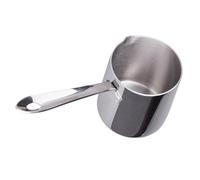 MUCKLILY Hervidor de Café con Construcción de 3 Capas para Fundir Grasa 370 Ml de Acero Inoxidable y Almacenamiento Colgante y Calentar Leche en Casa