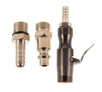 MUCKLILY Inflador de Aire para Coche Mandril de Bloqueo para Neumáticos Adaptador de Válvula de Neumático Clip de Latón