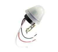 MUCKLILY Interruptor Fotocélula para Luz Exterior Sensor Automático Off Resistente al Agua con Diseño Compacto y Forma de Hongo para Control de Iluminación Jardines Patios y Fábricas