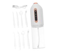 MUCKLILY Irrigador Dental Recargable Inalámbrico Compacto Limpiador Bucal Eléctrico con de Presión Limpieza Profunda para Dientes y Encías Portátil para Viajes y Cuidado Oral