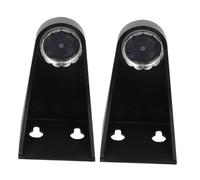 MUCKLILY Jabonera Magnética De Baño Organizador De Pared 2 Piezas Negra Diseño De Succión Para Uso Ducha y Cocina