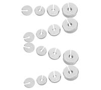 MUCKLILY Juego de Pesas de Calibración de 35 Piezas Gancho Cromado, Conjunto de Pesas de Laboratorio de 5g, 10g, 20g y 50g para Pruebas Físicas, Mecánicas y Calibración en Entornos