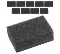 MUCKLILY Kit de 10 Paños Desechables Negros para Lustrar Zapatos, Betún Transparente para Cuidado de Calzado Masculino, Práctico Limpiador de Botas para Oficina y Uso Diario