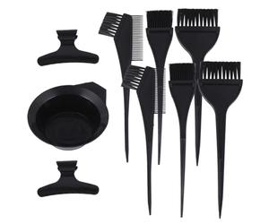MUCKLILY Kit de Coloración del Cabello 9 Piezas, Cepillos para Teñir, Recipiente y Pinzas, Herramientas Prácticas para Peluquería Profesional y Uso Doméstico, Accesorio Imprescindible