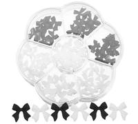 MUCKLILY Kit de Uñas Perlas Decorativas y Dijes 3d para Manicura Elegante, Material Plástico y Diseño para Vacaciones o Citas Obsequios