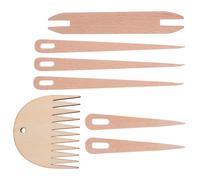 MUCKLILY Kit Telar Manual de Madera Aguja y Peine, Superficie Lisa, Set para Hacer Sombreros y Tejido a Mano, Diseñado para Entusiastas del Tejido