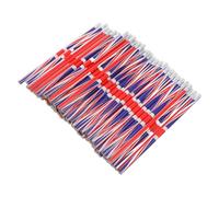 MUCKLILY Lápices de Madera Banderas de Colores, 100 Unidades Pequeños para Dibujo y Escritura, Lápices Escolares Portátiles Multiusos para Estudiantes y Oficina