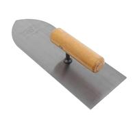 MUCKLILY Llana Plana de Acero Multiusos para Enlucir Paredes con Mango Ergonómico de Goma Espátula Metálica para Acabado de Yeso y Cemento Herramienta Manual para Construcción y