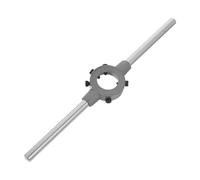 MUCKLILY Llave de Roscar Manual Redonda Ajustable 30x11 Mm Soporte para Matrices de Roscado, Herramienta de Troquelado Profesional para Metal y Mantenimiento Industrial