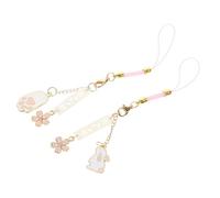 MUCKLILY Llavero Colgante Kawaii 2 Piezas Diseño de Conejo y Garra de Gato, Decoración para Teléfonos Móviles Ligera y Práctica para Accesorios y Charms DIY