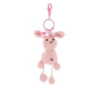 MUCKLILY Llavero De Peluche De Ganchillo Accesorio Decorativo para Coches y Mochilas Adorable y Creativo para Mujeres y Niño Niña