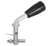 MUCKLILY Manija Metálica para Puerta de Estufa de Leña Diámetro 11 CM Resistente al Calor Accesorio para Chimenea y Caldera Tirador Seguro y Compatible para Uso en Calefacción Hogar