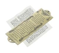 MUCKLILY Mezuzá Metálica Decorativa con Bendición Hebrea y Adorno Religioso para Puerta Diseño Vintage Metal Ligero Protección y Santificación del Hogar para Decoración Simbólica Cristiana