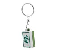 MUCKLILY Mini Cortaúñas Mahjong con Llavero Cortaúñas Plegable para Bolso de Viaje Diseño de Fichas Mahjong Colgante para Llavero de Manicura