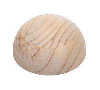 MUCKLILY Molde de Cerámica de Madera, Herramientas para Formar Placas de Barro, 12cm, Beige, Semiredondo Geométrico, Fácil Modelado y Mantenimiento, para Modelado y Cerámica Artesanal