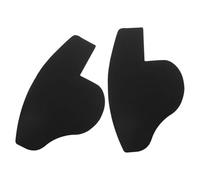 MUCKLILY Moldeador de Línea del Cabello y Barba 2 Piezas Negro Tarjeta Aplicadora para Diseño y Densidad de Barba Plantilla Guía para Peinado Masculino Herramienta Recortes para Cuidado