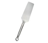 MUCKLILY Paleta de Albañil de Acero Inoxidable Doble Cara Mango Redondo Ergonómico Llana de Acabado Plana para Enlucido y Mampostería Herramienta Manual Versátil para Trabajos de