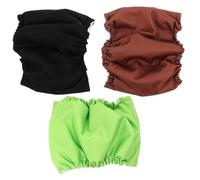 MUCKLILY Pañales Lavables Banda Abdominal Ajustable para Perros Machos de 36-42 Cm, de Poliéster, Cómodo y Absorbente Pack de 3 Unidades Adecuado para Viajes y Uso al Aire Libre