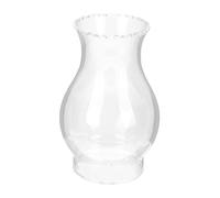 MUCKLILY Pantalla de Vidrio para Lámpara de Queroseno Protectora Resistente al Calor para Lámparas de Aceite Accesorio para Camping al Aire Recambio de Chimenea