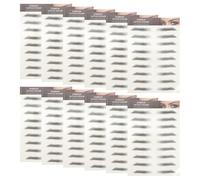 MUCKLILY Pegatinas de Cejas Impermeables Naturales 12 Piezas Transferencia de Agua y Tinta de Soja para Probar Nuevas Formas sin Heridas Recuperación