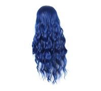 MUCKLILY Peluca de Onda Larga Cabello Sintético Rizado Peluca Natural para Mujer de Halloween Uso Diario