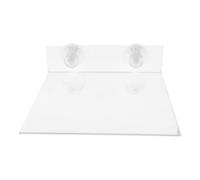 MUCKLILY Percha para Pájaros Pequeña de Acrílico Transparente con Ventosa, Plataforma Portátil para Loros y Periquitos, Soporte Seguro para Jaulas y Ventanas, Accesorios para Mascotas