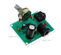 MUCKLILY Placa Amplificadora de Potencia Lm386 Kit de Soldadura DIY 3-12v Módulo de Amplificador de Audio Estéreo Ultraminiatura 2 Unidades para Electrónica y Práctica Industrial