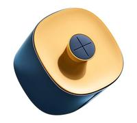 MUCKLILY Porta Pañuelos de Baño Montado en Pared, Caja Organizadora de Abs Azul, Soporte Compacto para Almacenamiento de Papel Higiénico y Servilletas, Accesorio Funcional para Ahorro