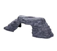 MUCKLILY Puente de Resina para Tortugas Diseño Realista y Rampa, Plataforma para Tomar el Sol en Terrarios Secos y Acuarios Húmedos